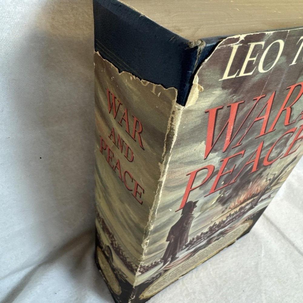 War and Peace, Inner Sanctum Edition, Leo Tolstoy, 1942 Hard Bound Dust Jacket - Picture 3 of 10